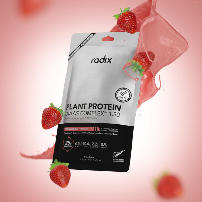 Plant Protein DIAAS Complex 1.30 - Strawberry / 15x Single Serves